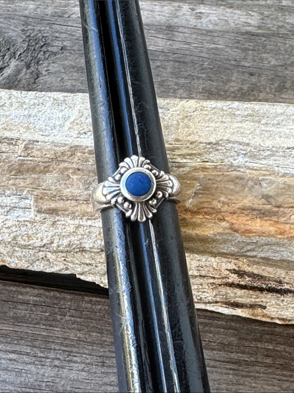 Sterling SIlver and Lapis Ring